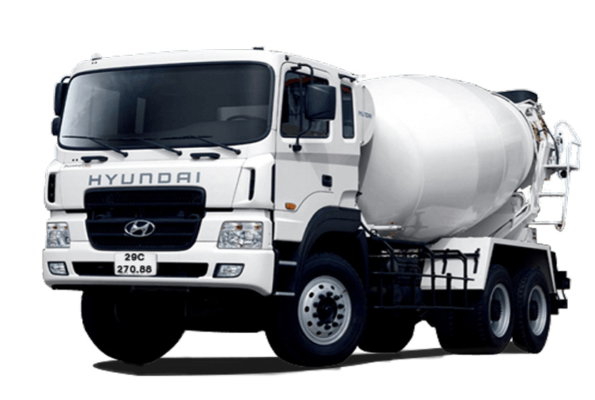 Xe trộn bê tông Hyundai