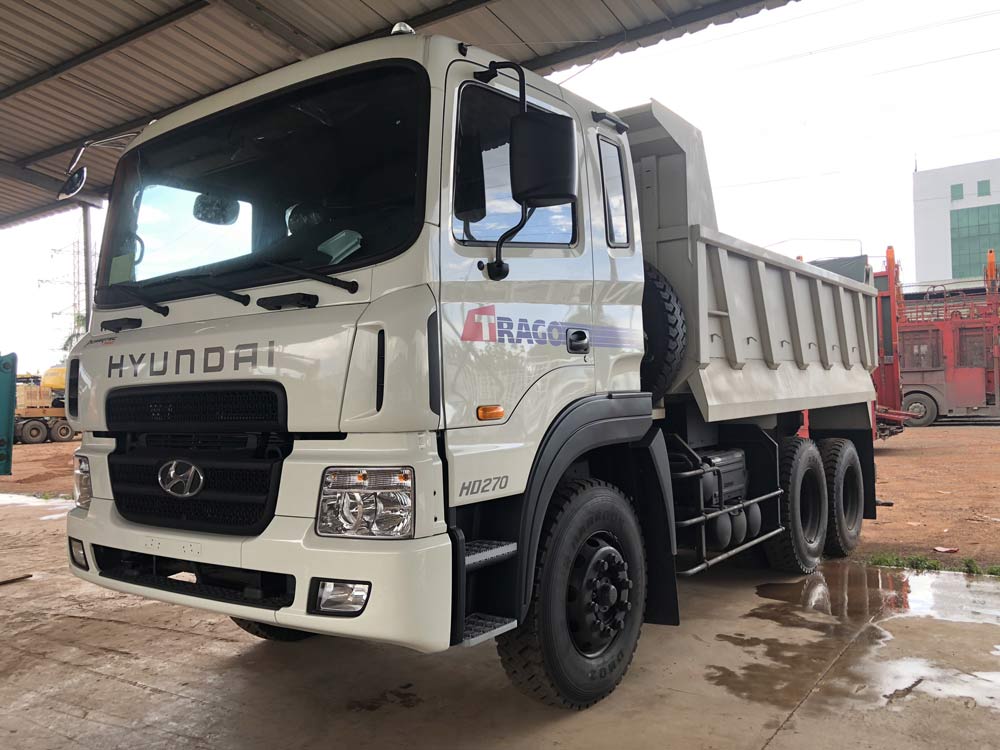 Giá xe ben Hyundai 3 chân HD270 thùng 10 khối