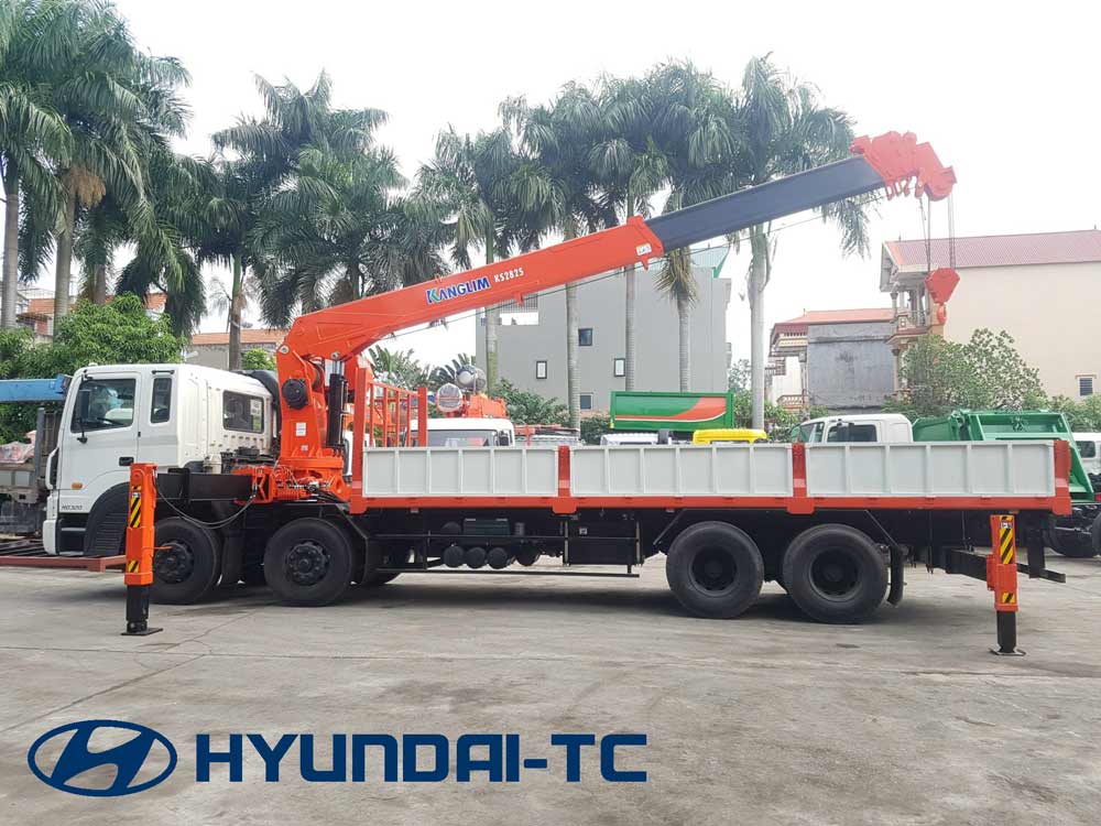 Xe tải Hyundai HD320 gắn cẩu tự hành 12 tấn Kanglim KS2825
