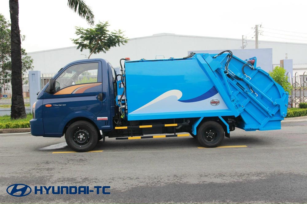 Top 3 giá xe cuốn ép rác Hyundai tốt nhất thị trường