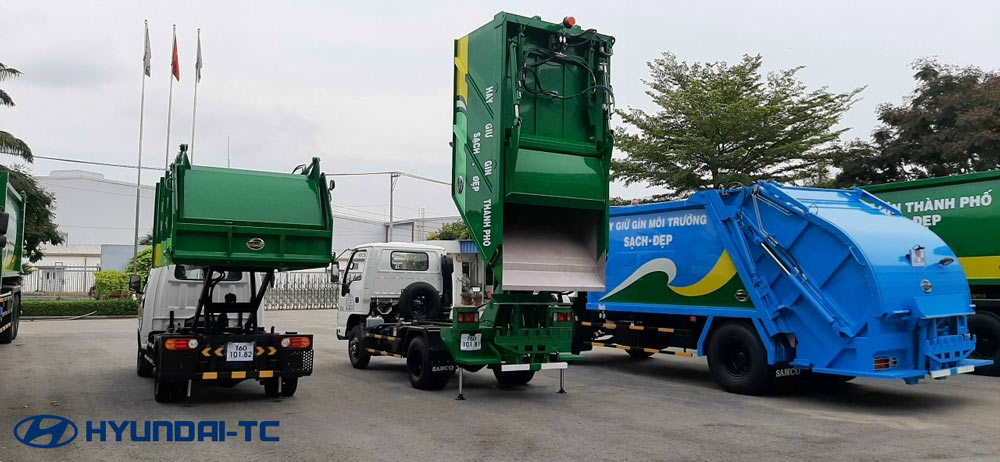 Top 3 giá xe cuốn ép rác Hyundai tốt nhất thị trường