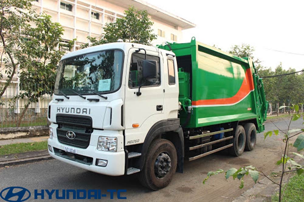 Top 3 giá xe cuốn ép rác Hyundai tốt nhất thị trường