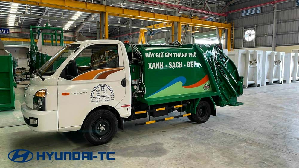 Top 3 giá xe cuốn ép rác Hyundai tốt nhất thị trường