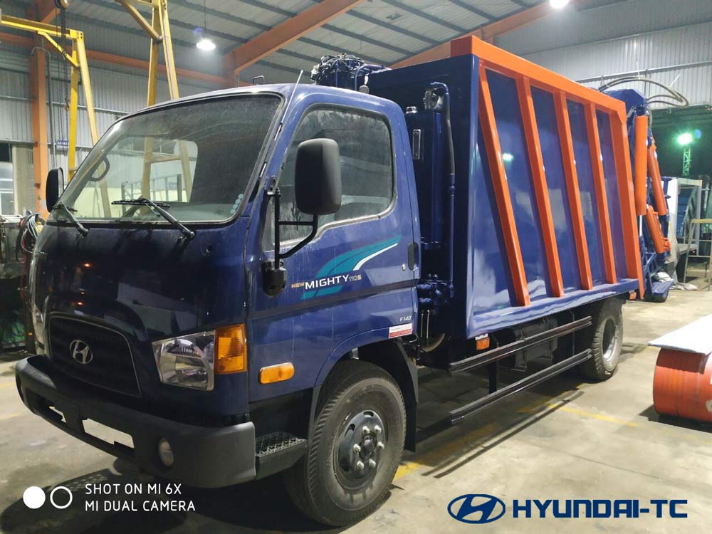 Top 3 giá xe cuốn ép rác Hyundai tốt nhất thị trường
