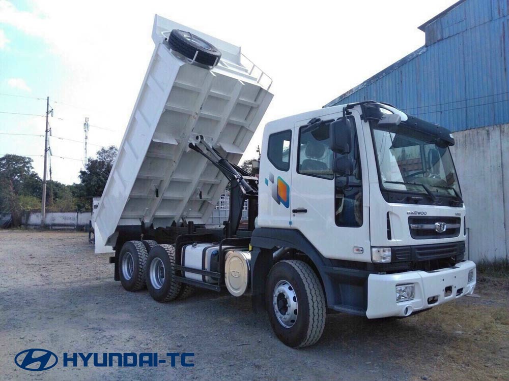Giá xe ben 3 chân Daewoo Novus CL4DF thùng 10 khối