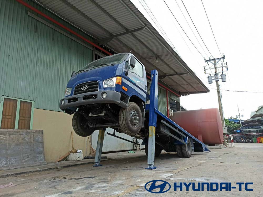 Top 3 xe tải nâng đầu chở xe máy chuyên dùng Hyundai tốt nhất
